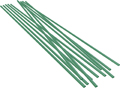 Perfiles de cera en barras, verde, media caña, 1,5 x 0,75 mm, standard