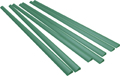 Perfiles de cera en barras, barras linguales, verde, 4,3 x 2,3 mm, standard
