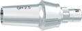 tioLogic® ST titanium abutment M, GH 2.5 mm, incl. AnoTite screw