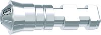 Laboratory implant bar for printed and cast models incl. screw