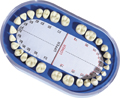 Metal/Plastic teeth for Typodont/Dentoform unit