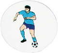 Decal Soccer player