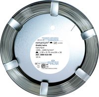 remanium® wire on coil, half-round 1.50 mm x 0.75 mm / 59 x 30, hard