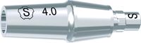 tioLogic® TWINFIT pilier en titane S, platform, GH 4.0 mm, avec vis AnoTite