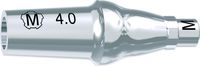 tioLogic® TWINFIT Titanaufbau M, conical, GH 4.0 mm, inkl. AnoTite Schraube