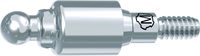tioLogic® TWINFIT ball abutment M, platform, GH 4.5 mm, ø 2.25 mm
