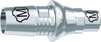CAD/CAM titanium base M, tioLogic® TWINFIT, CEREC, Sirona, conical, GH 1.5 mm, incl. AnoTite screw