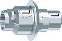 tioLogic® TWINFIT CAD/CAM titanium base L, platform, GH 0.5 mm, incl. AnoTite screw