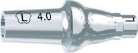 tioLogic® TWINFIT titanium abutment L, conical, GH 4.0 mm, incl. AnoTite screw