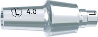 tioLogic® TWINFIT titanium abutment L, platform, GH 4.0 mm, incl. AnoTite screw