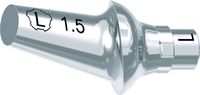 tioLogic® TWINFIT titanium abutment L, conical, GH 1.5 mm, 20°, incl. AnoTite screw
