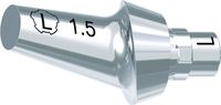 tioLogic® TWINFIT pilar de titanio L, platform, GH 1.5 mm, 20°, incl. tornillo AnoTite
