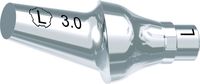 tioLogic® TWINFIT pilier en titane L, conical, GH 3.0 mm, 20°, avec vis AnoTite