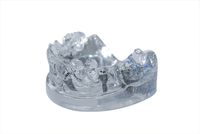 Demonstration model in acrylic, tioLogic® TWINFIT, maxilla, partially toothed, 4 implants, without prosthetics