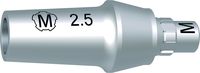 Demo titanium abutment M, tioLogic® TWINFIT, platform, GH 2.5 mm, 5:1