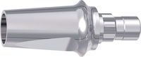 tioLogic® ST titanium abutment S, GH 1.0 mm, incl. AnoTite screw