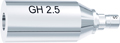 tioLogic® ST pilar de titanio S, GH 2.5 mm, cilíndrico, incl. tornillo AnoTite