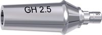 tioLogic® ST pilar de titanio S, GH 2.5 mm, anatómico, incl. tornillo AnoTite