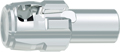 Adapter - ISO shank hexagon / ratchet, L 15.0 mm