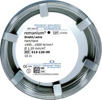 Rollo laboratorio remanium®, redondo 1,20 mm / 47, duro