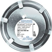 remanium® laboratory coil, round, spring hard, ø 0.50 mm / 20