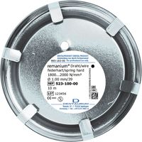 Rollo laboratorio remanium®, redondo 1,00 mm / 39, duro elástico