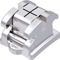 discovery® sl, self-ligating metal bracket, tooth 41, -1° torque, 0° angulation, Roth 18