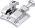 equilibrium® mini, metal bracket with hook, tooth 15, -7° torque, 0° angulation, Roth 18