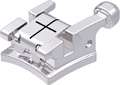 discovery® sl, self-ligating metal bracket with hook, tooth 23, -2° torque, +13° angulation, Roth 22