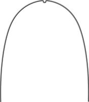Arco ideal rematitan® LITE con dimple, mandíbula, redondo 0,45 mm / 18
