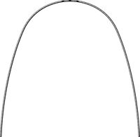 Arco ideal dentaflex®, maxilar, trenzado de 3 alambres, redondo 0,38 mm / 15