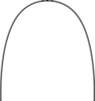 Equire thermo-active, preformed ideal arch, maxilla, arch form: American Style, round 0.45 mm / 18