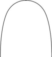 Equire thermo-active, preformed ideal arch, mandible, arch form: American Style, round 0.45 mm / 18