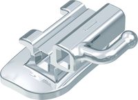 Ortho-Cast M-Series, tubo bucal convertible, rectangular doble, diente 36-37, 0° torque, 0° offset, Ricketts® Universal / Standard Edgewise 18