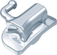 Ortho-Cast M-Series, buccal tube DB, single rectangular, tooth 26, 0° torque, 0° offset, Standard Edgewise 18