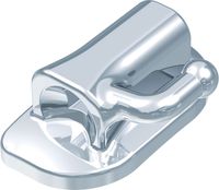 Ortho-Cast M-Series, buccal tube DB, single rectangular, tooth 36, 0° torque, 0° offset, Standard Edgewise 18