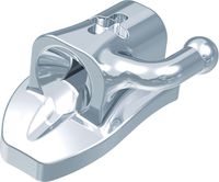 Ortho-Cast M-Series mini, Bukkalröhrchen DB, einfachvierkant, Zahn 17, -14° Torque, 0° Offset, Roth 18