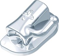 Ortho-Cast M-Series, buccal tube DB, single rectangular, tooth 16, -14° torque, +14° offset, Roth 22