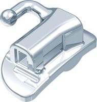 Ortho-Cast M-Series, buccal tube DB, single rectangular, tooth 16, 0° torque, 0° offset, Standard Edgewise 22