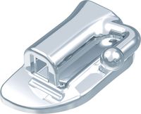 Ortho-Cast M-Series, buccal tube DB, single rectangular, tooth 46, 0° torque, 0° offset, Standard Edgewise 22