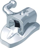 Ortho-Cast M-Series mini, buccal tube DB, single rectangular, tooth 27, -14° torque, 0° offset, Roth 22