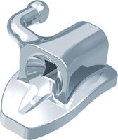 Ortho-Cast M-Series mini, buccal tube DB, single rectangular, tooth 27, 0° torque, 0° offset, Standard Edgewise 22